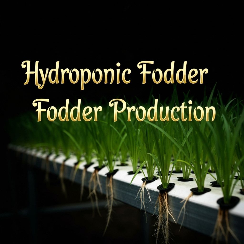 Hydroponic Fodder Production
